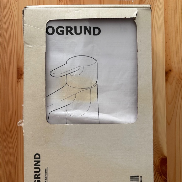 Ikea BROGRUND Bathroom Faucet, Chrome Plated - New In Box - Picture 4 of 7